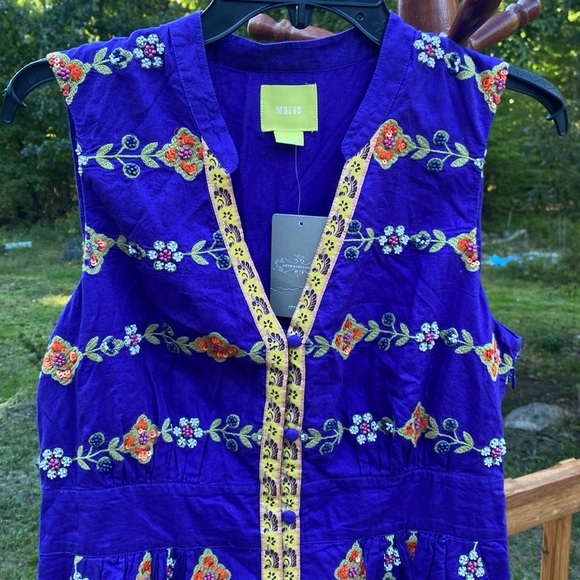 NWT Maeve Anthropologie Ionia Tunic Shirt Dress - Picture 4 of 5